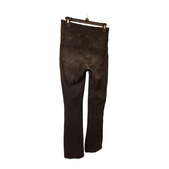 DG2 By Diane Gilman Mid Rise Pull On Bootcut Stretch Black Jeans Size S Tall - Picture 2 of 5